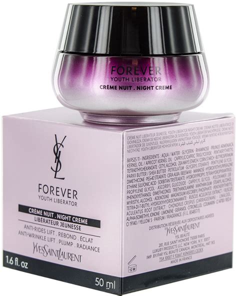 ysl forever youth liberator nachtpflege|Yves Saint Laurent Forever Youth Liberator Nachtcreme gegen .